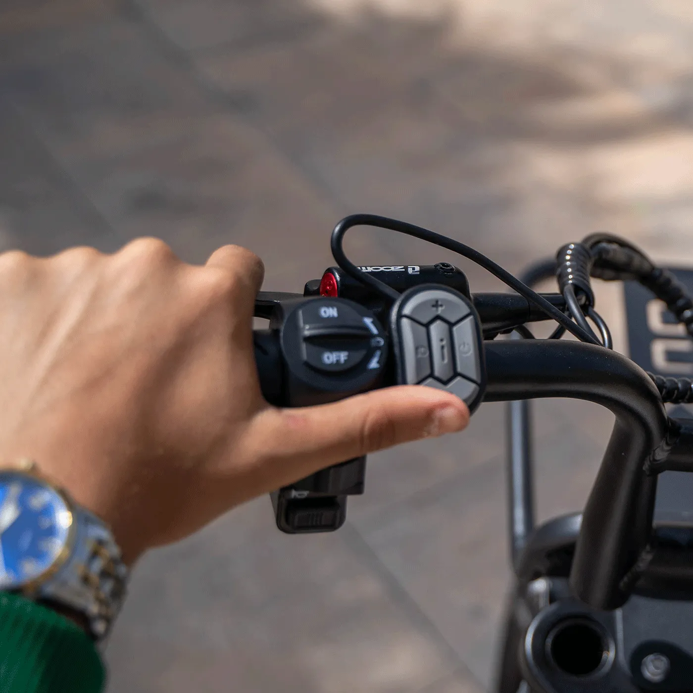 LED display and controls